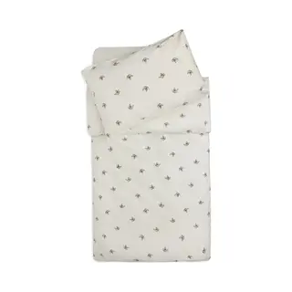 Jollein - Dekbedovertrek Met Sloop 100x140cm - Dekbed Ledikant, Dekbedovertrek Baby - Rosehip
