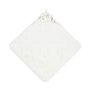 Jollein - Badcape 75x75cm - Baby Handdoek Met Badcape, Omslagdoek, Badponcho - Dreamy Mouse