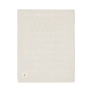 Jollein - Deken Ledikant 100x150cm - Dekentje Baby - Grain Knit - Oatmeal