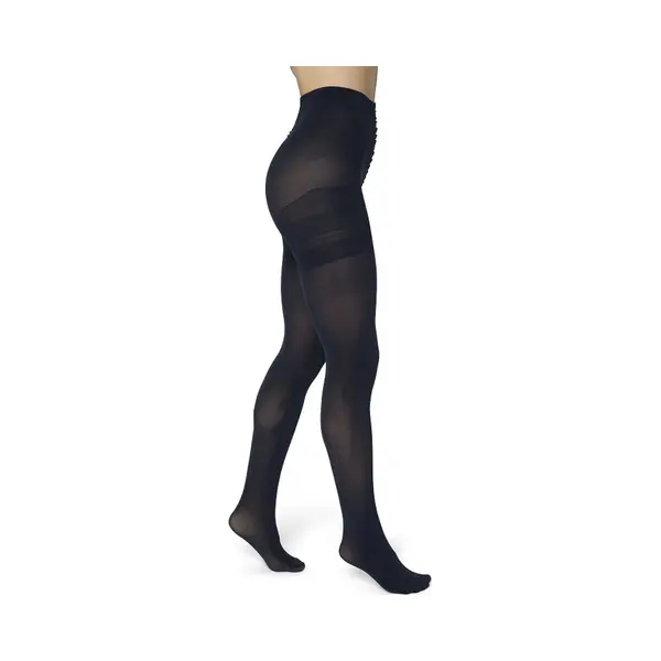 Bonnie Doon Curvy Line Dames Panty 40 Denier Maat 48/50 3XL Donker Blauw - Plus Size Panty - Lycra Xceptionelle - Maatje Meer Panty - Zeer Chique En thumbnail