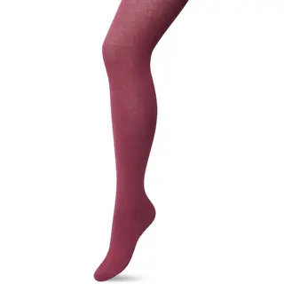 Bonnie Doon Biologisch Katoenen Maillot Dames Oud Roze Maat 38/40 M - Uitstekende Pasvorm - Gladde Naden - Oeko-Tex Gecertificeerd - Bio Cotton Tights
