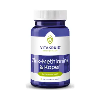 Vitakruid Zink-Methionine & Koper - 90 Capsules