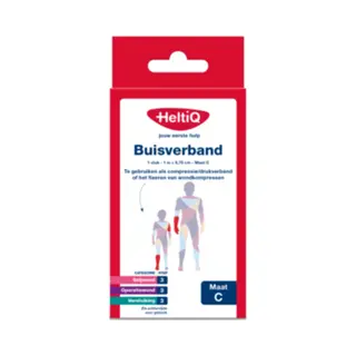 HeltiQ Buisverband Maat C 1m X 6, 75cm