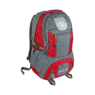 Sur5val Sur5al Wandelrugzak - 50 Liter - Rood/Grijs - Reistas - Rugzak - Backpack