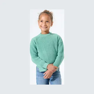 Garcia Meisjes Effen Trui Groen Lange Mouw