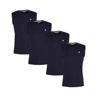 4-Pack Donnay - T-shirt Zonder Mouw (Stan) - Sportshirt - Heren - Navy (020) - Maat 4XL