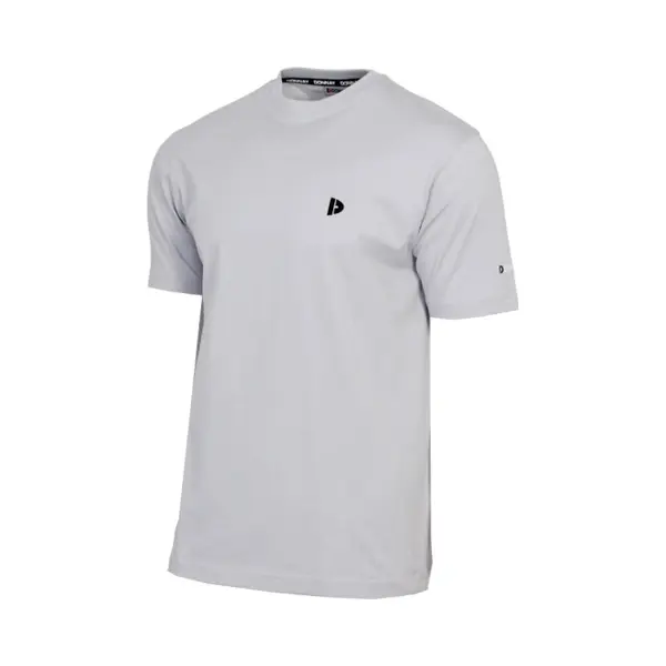 Donnay - T-shirt (Vince) - Sportshirt - Heren - Light Grey (344) - Maat M thumbnail