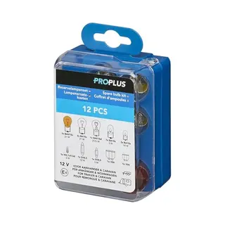 ProPlus 410065 Lampenersatzkasten Anhänger & Wohnwagen 12-teilig