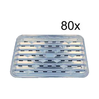Prodica Holland S'Mart Bbq Aluminium Grillschaal 80 Stuks 34x22x2, 5cm (2 X 40 Stuks) Ideaal Voor Op De Bbq - Wegwerp Grillschalen - Voordeelverpakking Bbq