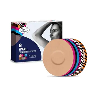 CureTape Sensor Patches - Sensor Fixing Plasters - Covers For Freestyle Libre, Dexcom And Medtronic Guardian Sensors - Fixation Tape For Your Sensor -