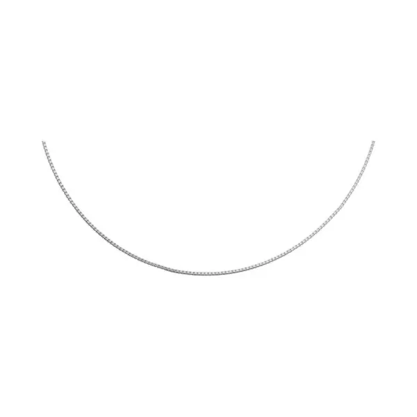 Lucardi Dames Ketting Met Venetiaanse Schakel - Echt Zilver - Ketting - Cadeau - 60 Cm - Zilverkleurig thumbnail