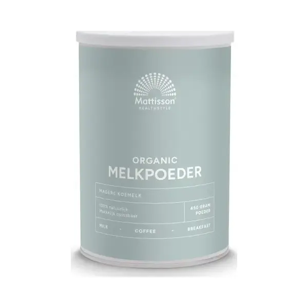 Mattisson - Biologische Magere Melkpoeder - 450 Gram thumbnail