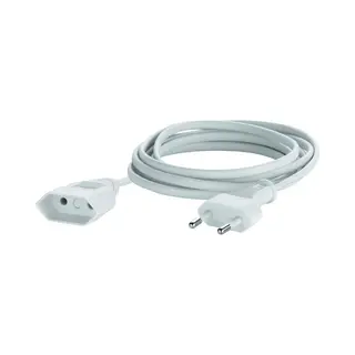 Benson Verlengsnoer - Plat - 5 Meter - Wit - Ce-keurmerk