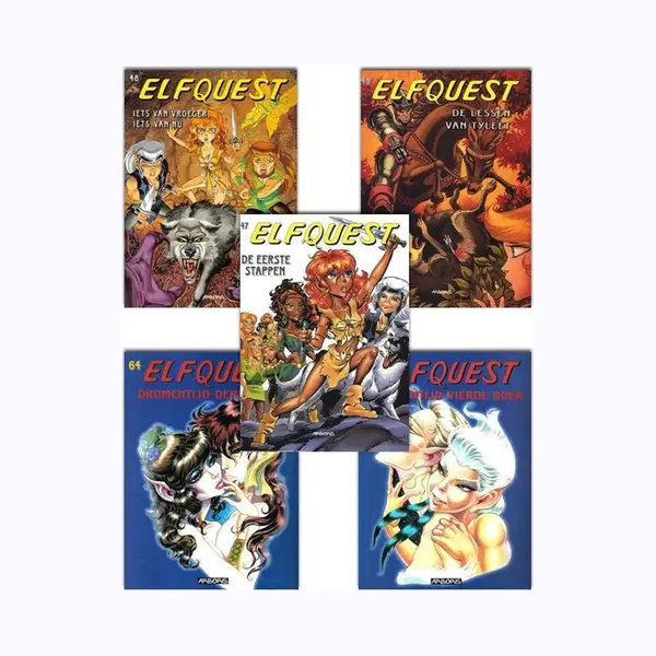 Elfquest Stripboeken Pakket (5 Verschillende Edities) #1 | Stripboek, Stripboeken Nederlands. Stripboeken Kinderen, Stripboeken Nederlands Volwassenen thumbnail