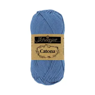 Scheepjes Catona 50 Gram - 261 Capri Blue