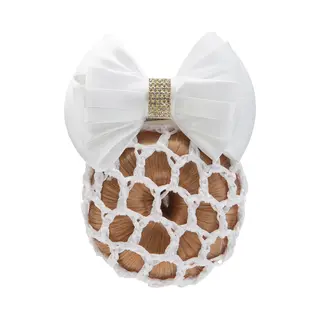 Horka Papillon Glitter - Haarstrik - Wit