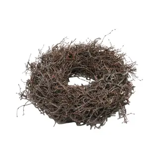 Hbx natural living Hbx Stoere Houten Krans - Bonsai Hout - Ø 60 Cm