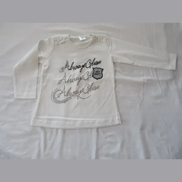Dirkje , Meisje, T-shirt Met Lange Mouw , Creme, Always Glow , 6 Jaar 116 thumbnail