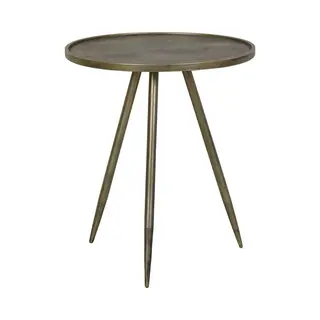 Light & Living Bijzettafel Envira - Antiek Goud - Ø39, 5cm - Luxe
