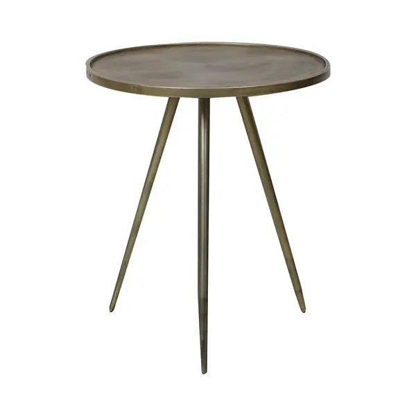 Light & Living Bijzettafel Envira - Antiek Goud - Ø51cm - Luxe thumbnail
