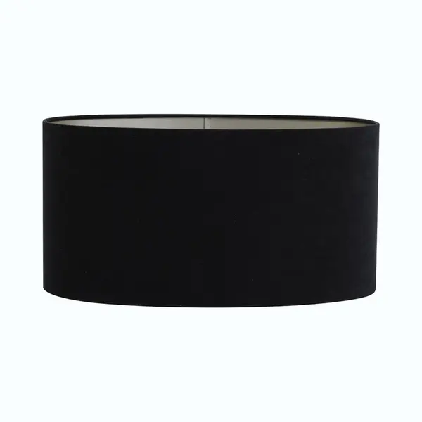 Light&Living - Lampenkap Velours - 58x24x27cm - Zwart thumbnail
