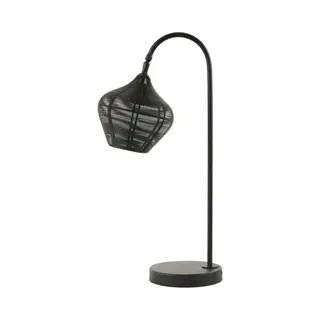 Light & Living Tafellamp Alvaro - Zwart - 27x20x61cm - Modern
