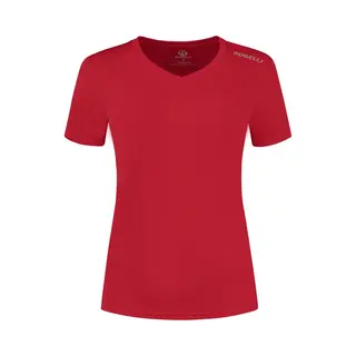 Rogelli Sportshirt Dames Korte Mouwen - Hardloopshirt - Rood - S
