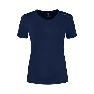 Rogelli Sportshirt Dames Korte Mouwen - Hardloopshirt - Blauw - Maat Xs