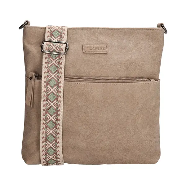 Beagles Umhängetasche Malaga-Serie, Schlichtes Design, Verstell- Und Abnehmbarer Schultergurt, Handyfach Und Gesäßtasche Mit Reißverschluss, thumbnail