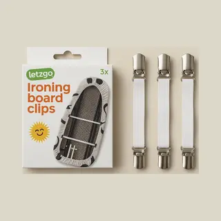 letzgo Strijkplank Clips | Strijken | Strijkplank | Stijkplankhoes | Houdt De Hoes Op Zijn Plek