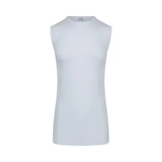 Beeren Heren Mouwloos Shirt Katoen Extra Lang - Xxl - Wit