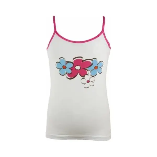 Beeren Bodywear Meisjes Singlet - 1 Stuk - Co/Ea - Wit - Maat 122/128 thumbnail
