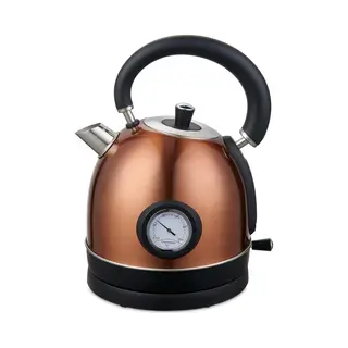 Moa Waterkoker Retro - Bpa Vrij - 1, 8 Liter - Elektrische Waterkoker - Anti Calcium Filter - Bpa-vrij - Rvs - 2200W - Koper