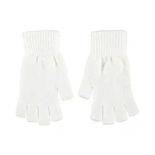 Apollo Vingerloze Handschoenen Wit