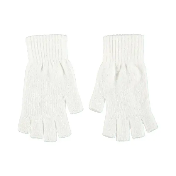 Apollo Vingerloze Handschoenen Wit thumbnail