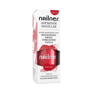Nailner Nagellak Rosy Red (8ml)