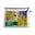transparant / rits blauw