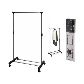 Excellent Houseware Mobiel Kledingrek Met Wielen - 80 X 42 X 165 Cm