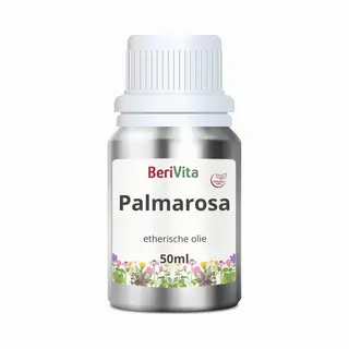 Berivita Palmarosa Olie 50ml - Pure Etherische Olie
