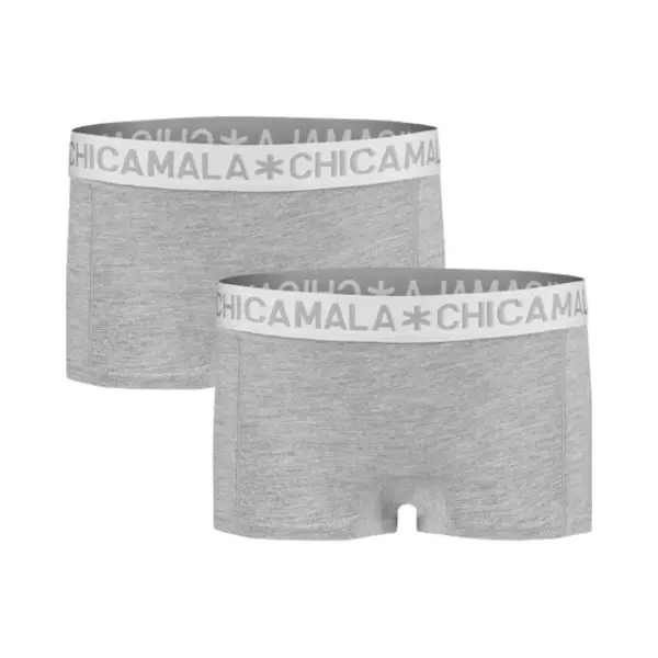 Muchachomalo Meisjes Ondergoed Muchachomalo Girls Boxer 2-Pack Grijs 134/140 thumbnail