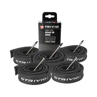 Trivio - Race Binnenband 700X25/32C Sv 80MM Presta 5 Stuks Voordeelpakket