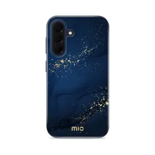 Mio Hoesje Geschikt Voor Samsung A57 - Compatibel Met MagSafe / Qi2 - Hard Shell Back Cover Case Midnight Sparkle
