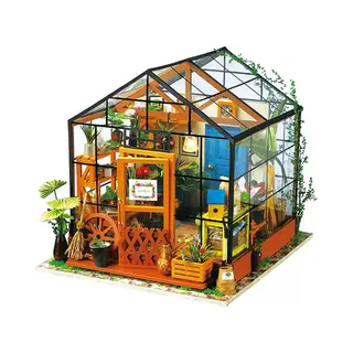 RoboTime DG104 doe-het-zelf miniatuurhuisje en boekenhoekje Doe-het-zelf miniatuurhuis