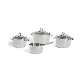 Bk Essentials Pannenset - 4-delig - Rvs
