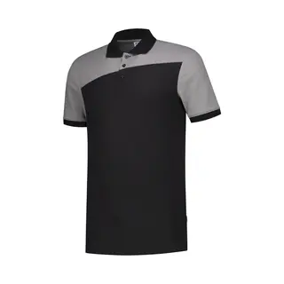 Tricorp, Werk Top, 202006DarkgreyRedL Poloshirt Bicolor Naden (L)
