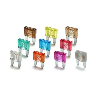 Benson Mini-stekkerzekeringen - Assortiment 5-30A - 40 Stuks - Kleurgecodeerd - Inclusief Opbergdoos