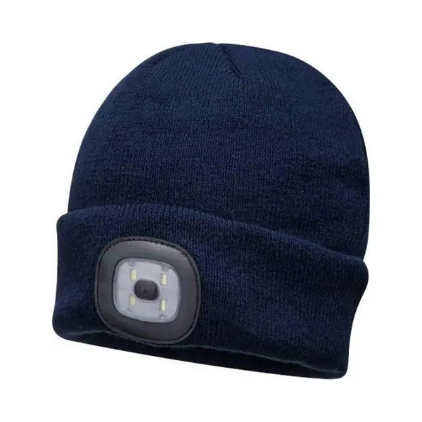 Abc-Led Warme Muts Met Led Verlichting - Blauw - Hip En Veilig thumbnail