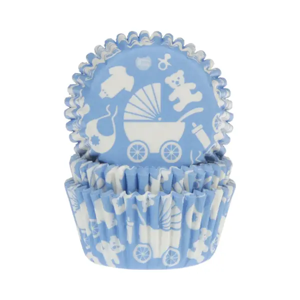 Unbekannt House Of Marie Muffinförmchen, Baby, Blau thumbnail