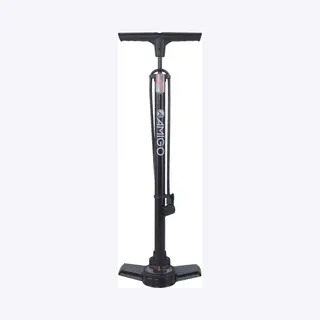 Amigo Fietspomp - Luxe Vloerpomp Met Drukmeter - Tot 11 Bar - Autoventiel, Dunlopventiel, Frans Ventiel - Zwart