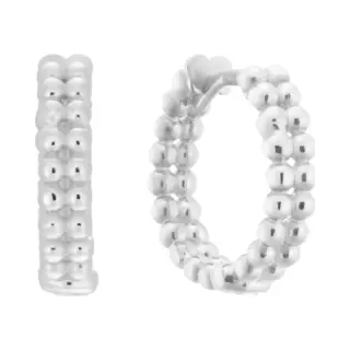 Glow 107.3200.00 Dames Oorbellen - Oorringen - Sieraad - Zilver - 925 Zilver - 11 Mm Lang